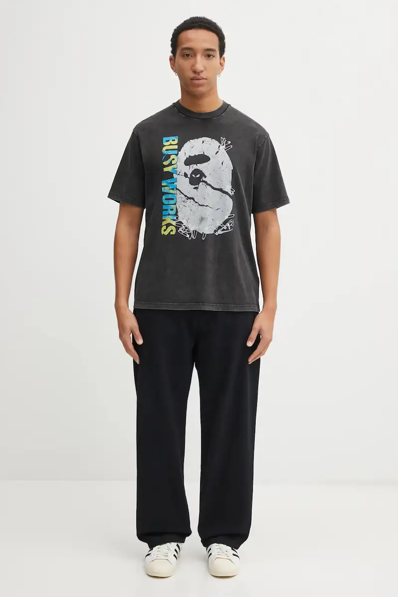 A Bathing Ape T-shirt Uomo Nero 3798654 miniatura 5