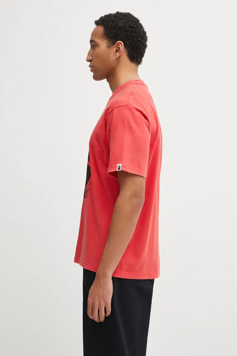 A Bathing Ape T-shirt Uomo Rosso 3798688 miniatura 2