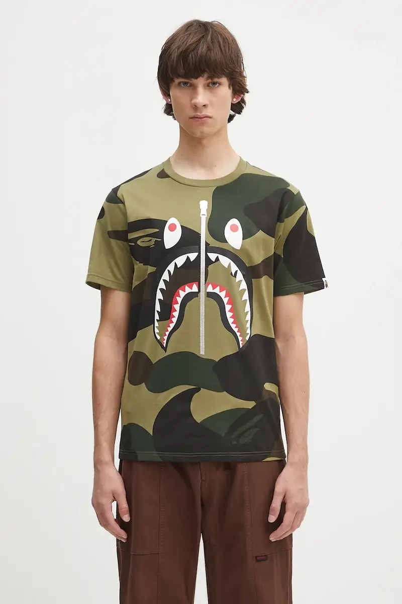 A Bathing Ape T-shirt Uomo Verde 2261590