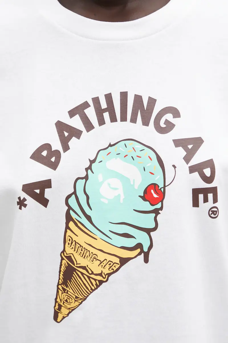A Bathing Ape T-shirt Donna Bianco 3527838 miniatura 4