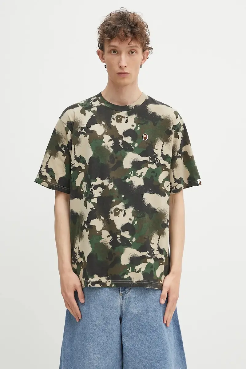 A Bathing Ape T-shirt Uomo Verde 2261665
