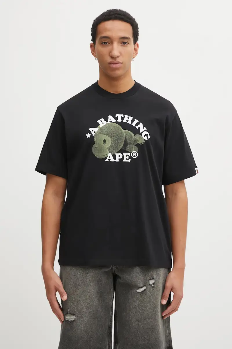 A Bathing Ape T-shirt Uomo Nero 3798615