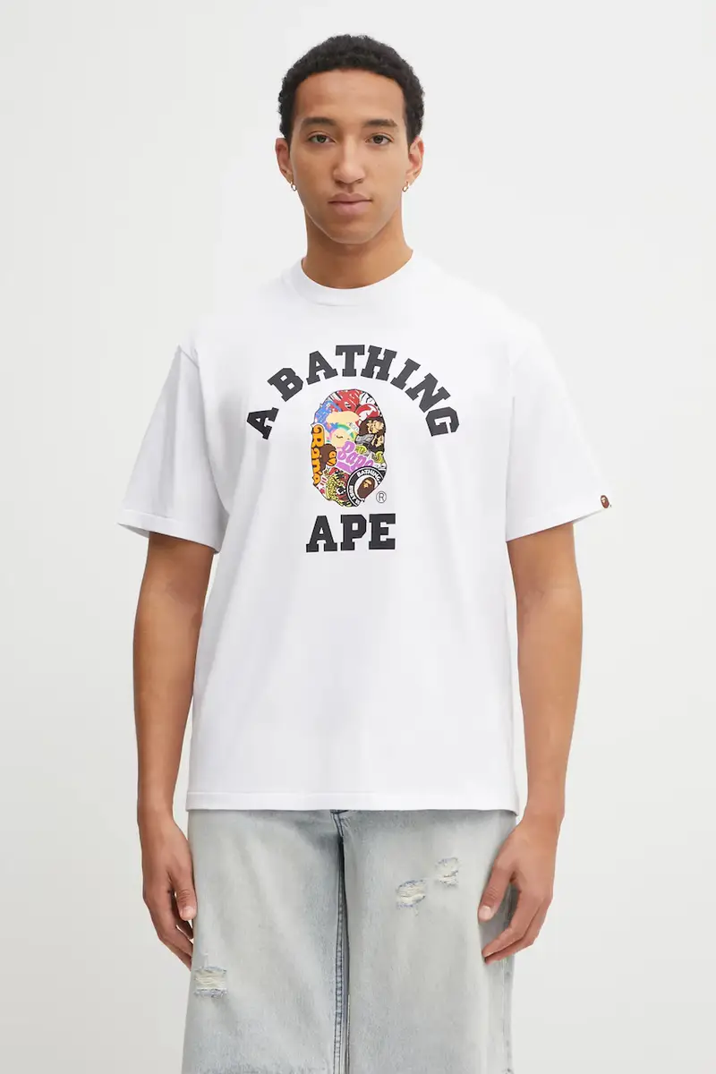 A Bathing Ape T-shirt Uomo Bianco 3798484
