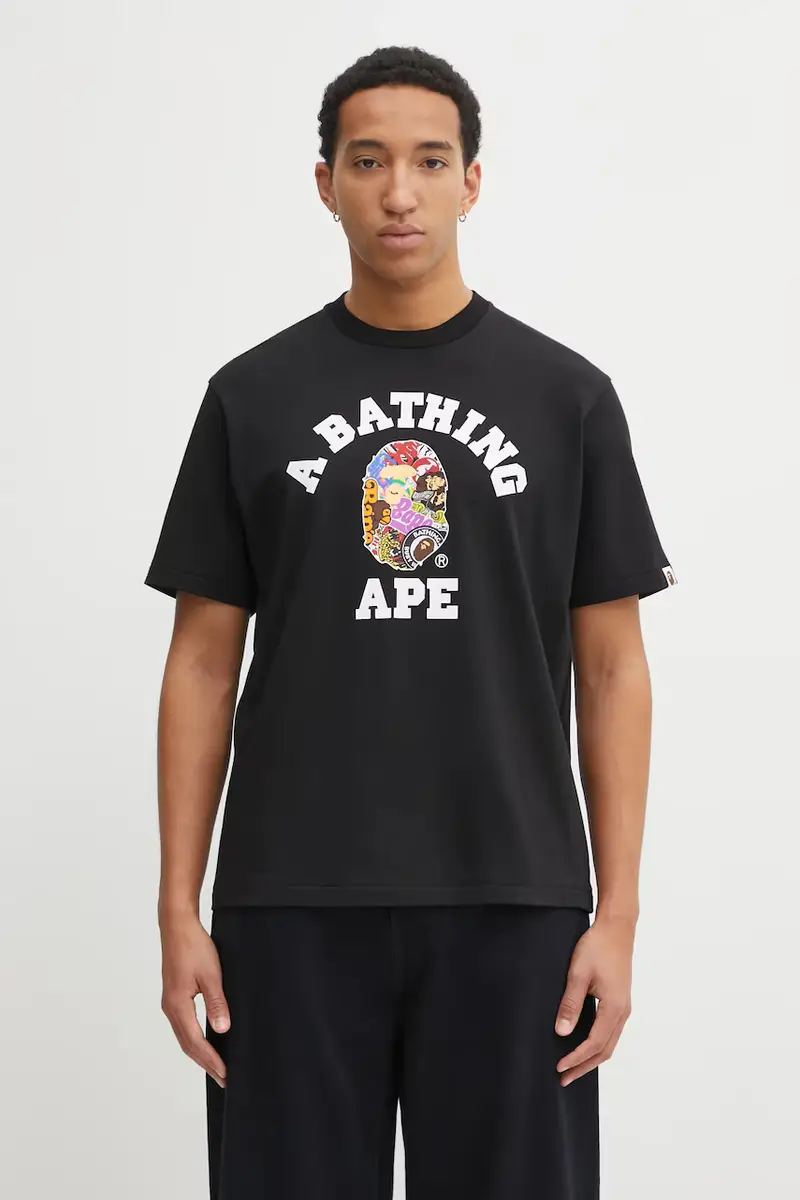A Bathing Ape T-shirt Uomo Nero 3798649