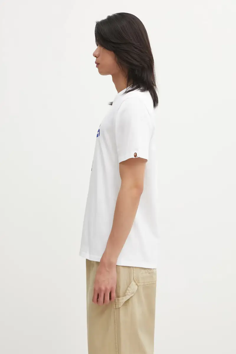 A Bathing Ape T-shirt Uomo Bianco 3816945 miniatura 2