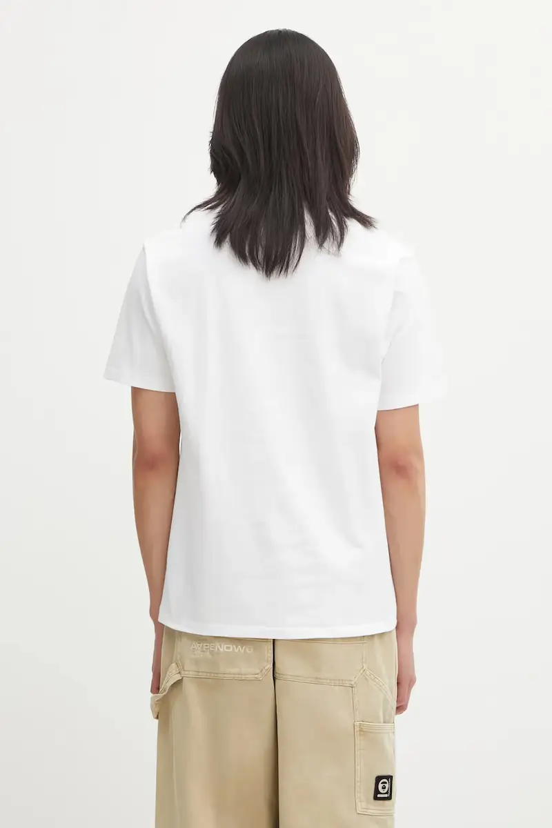 A Bathing Ape T-shirt Uomo Bianco 3816945 miniatura 3