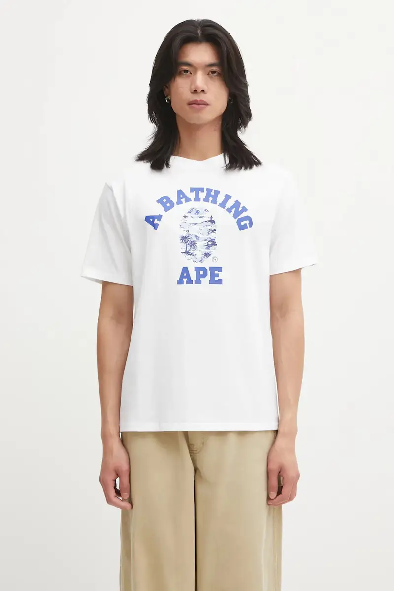 A Bathing Ape T-shirt Uomo Bianco 3816945