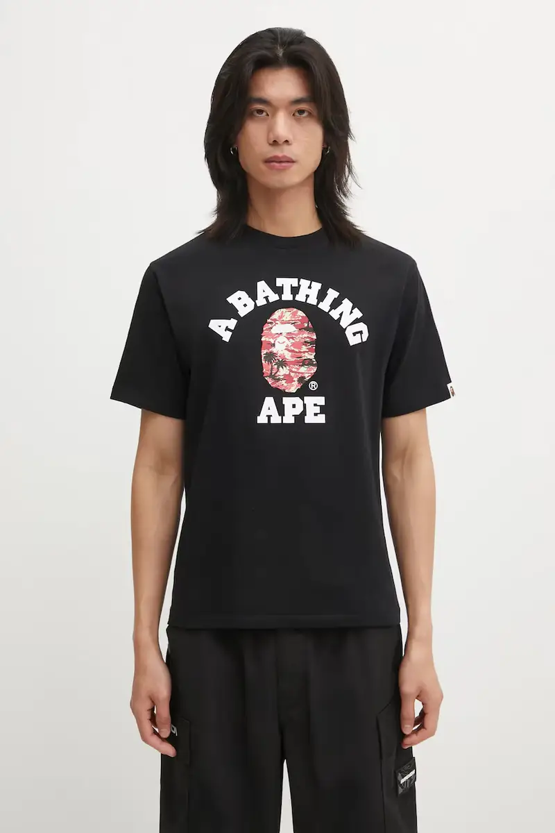 A Bathing Ape T-shirt Uomo Nero 3816994