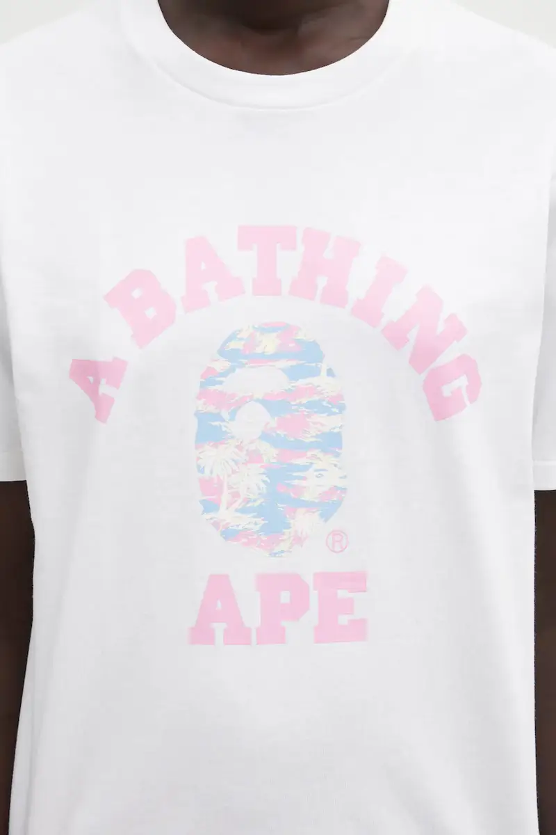A Bathing Ape T-shirt Donna Bianco 3527835 miniatura 4