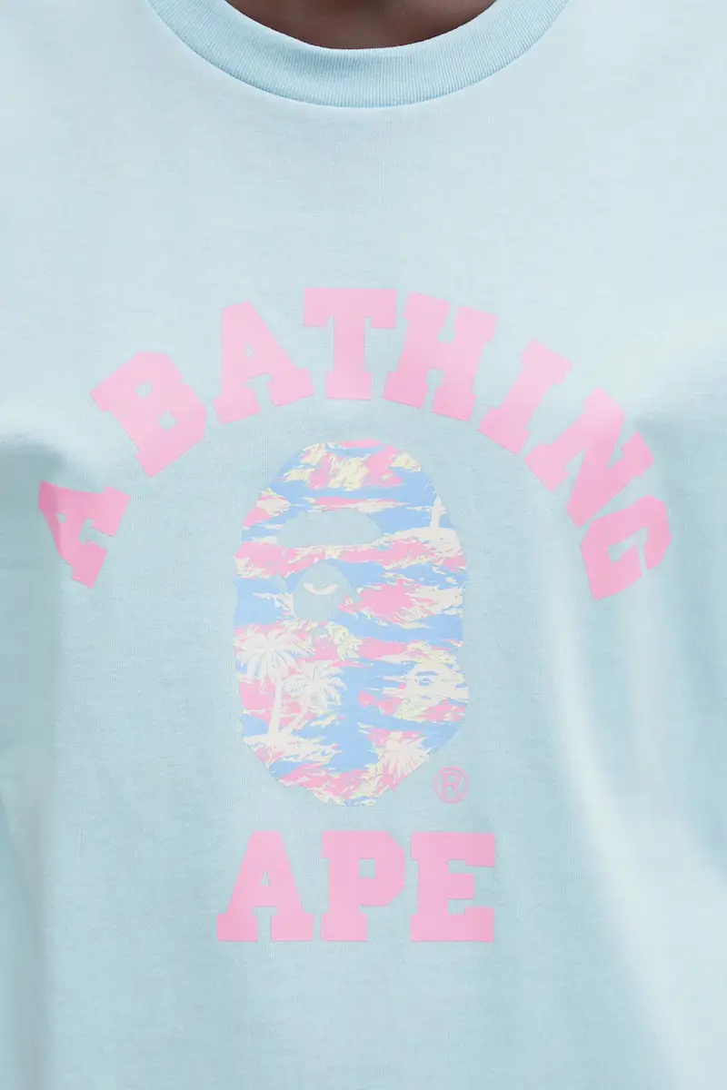 A Bathing Ape T-shirt Donna Blu 3527865 miniatura 4