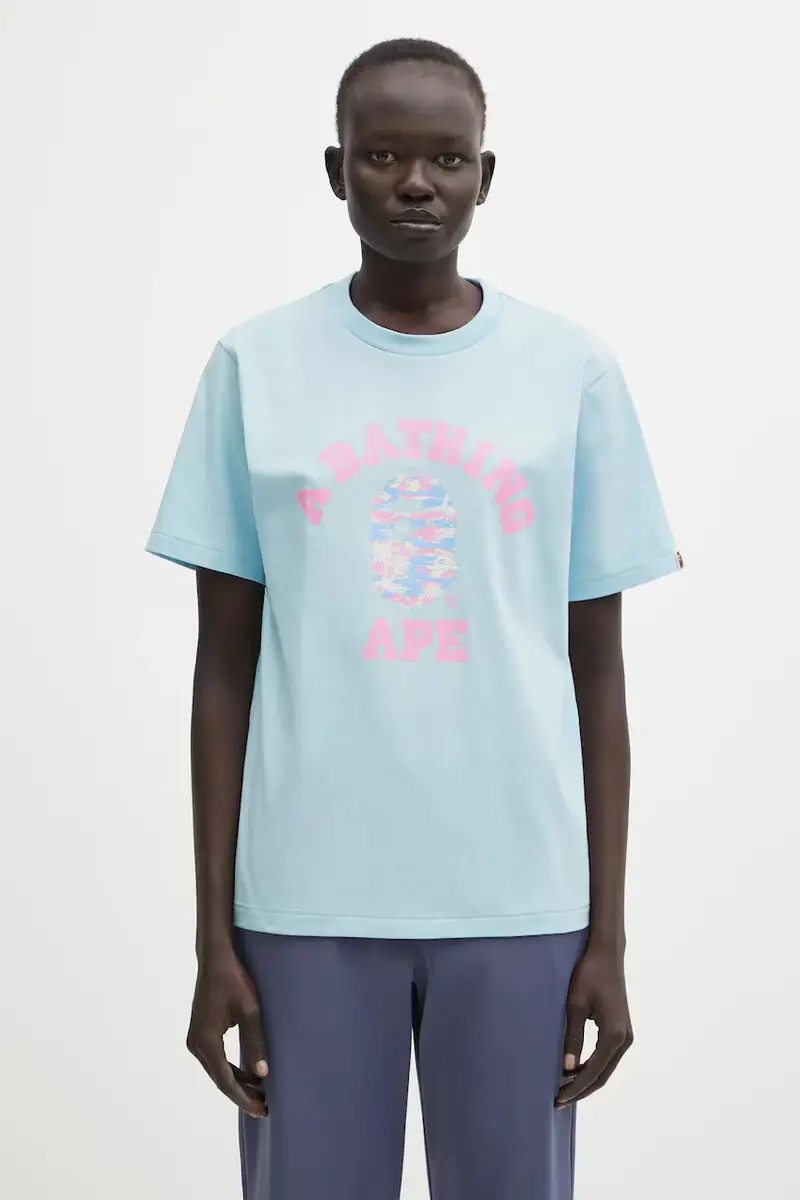 A Bathing Ape T-shirt Donna Blu 3527865