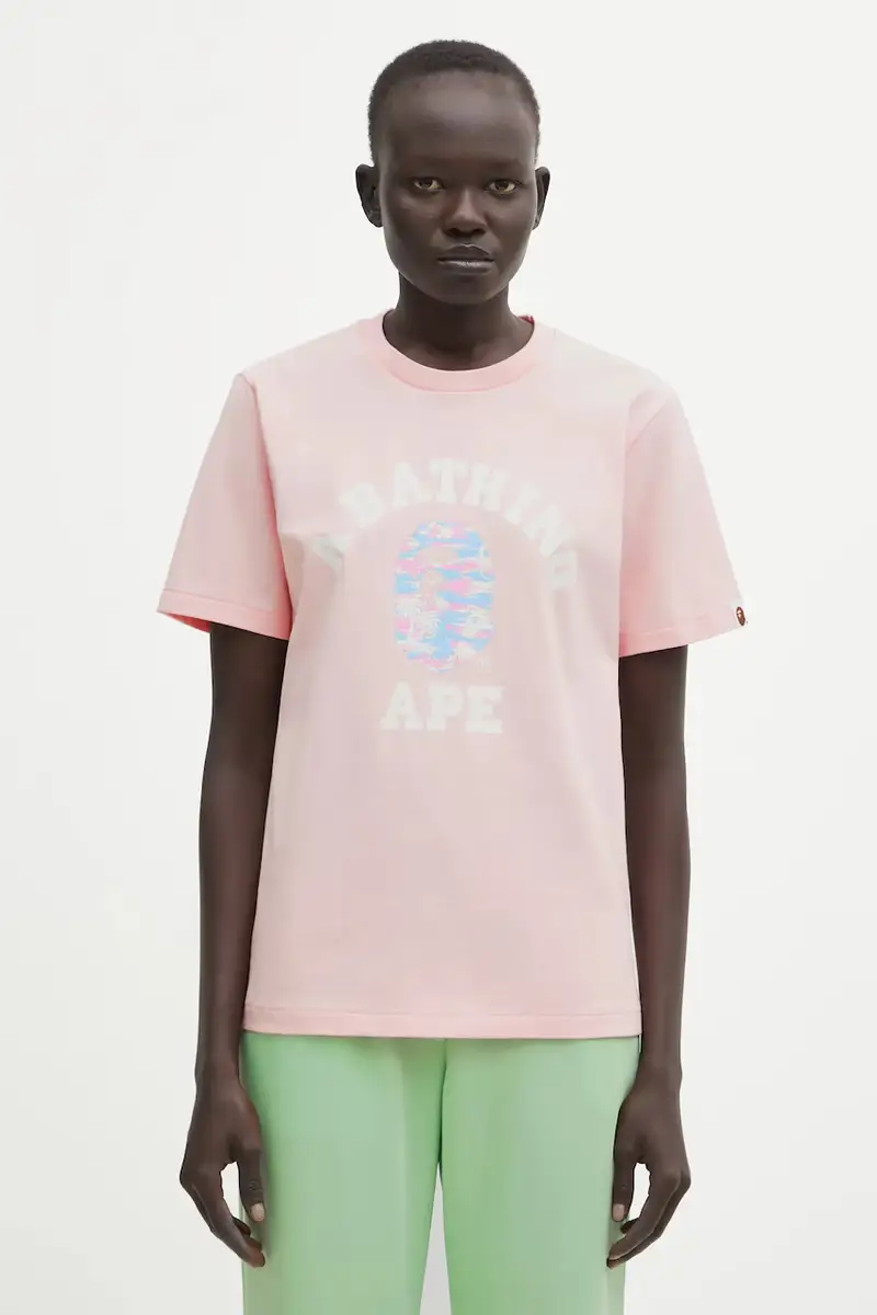 A Bathing Ape T-shirt Donna Rosa 3528236