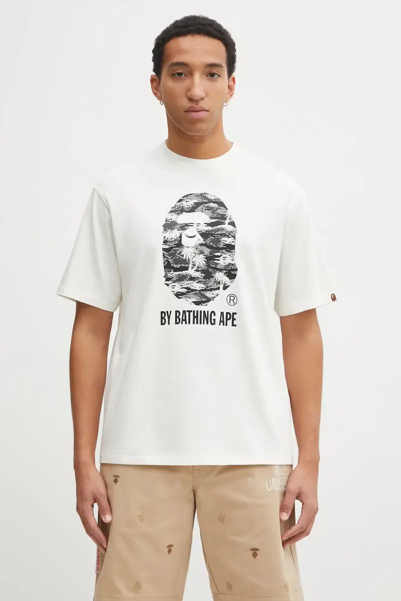 A Bathing Ape T-shirt Uomo Beige 3798473