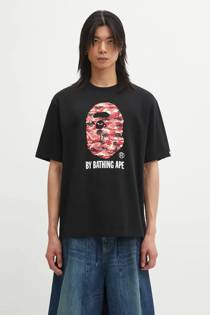 A Bathing Ape T-shirt Uomo Nero 3798666