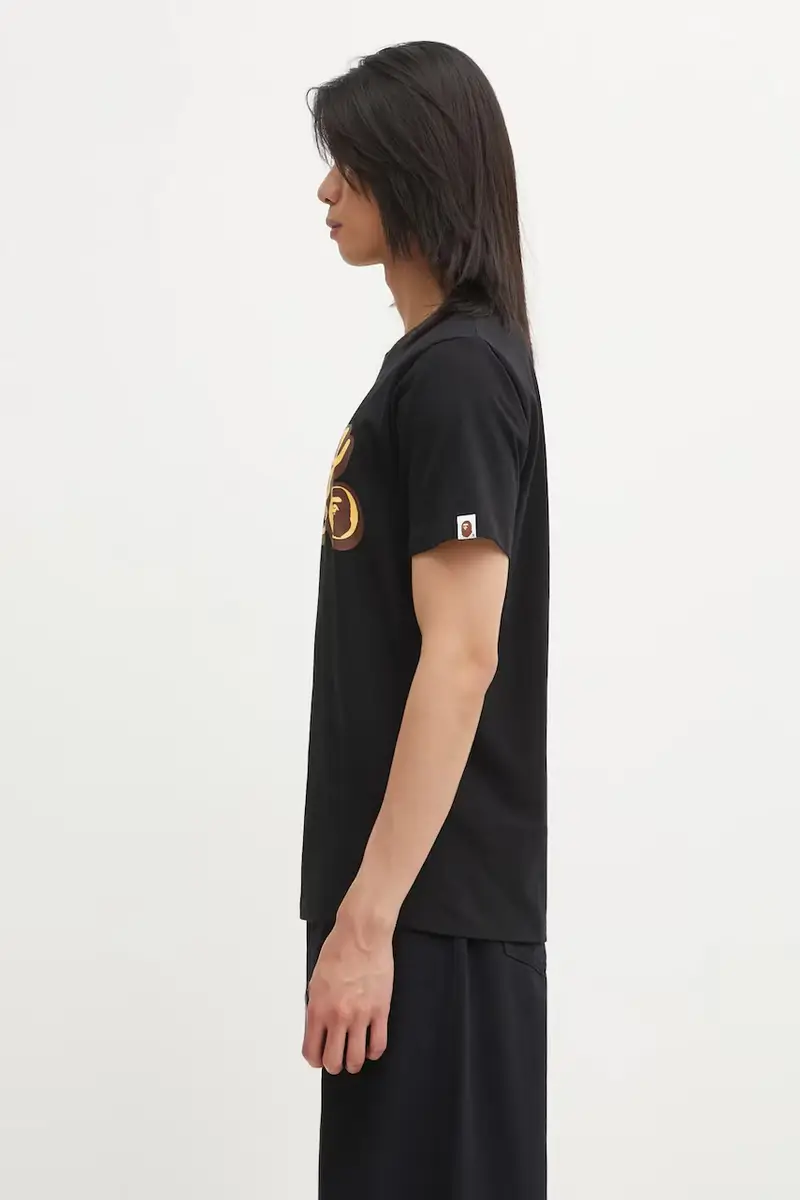 A Bathing Ape T-shirt Uomo Nero 3570519 miniatura 2