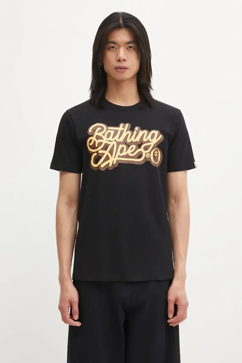 A Bathing Ape T-shirt Uomo Nero 3570519