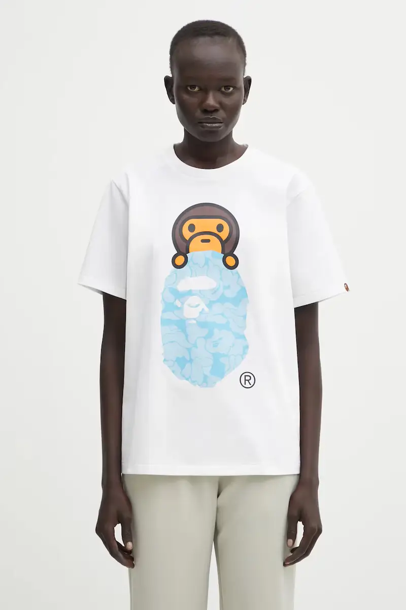 A Bathing Ape T-shirt Donna Bianco 3527836