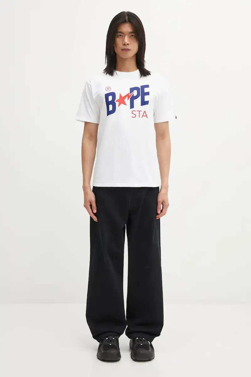 A Bathing Ape T-shirt Uomo Bianco 3570480 miniatura 5