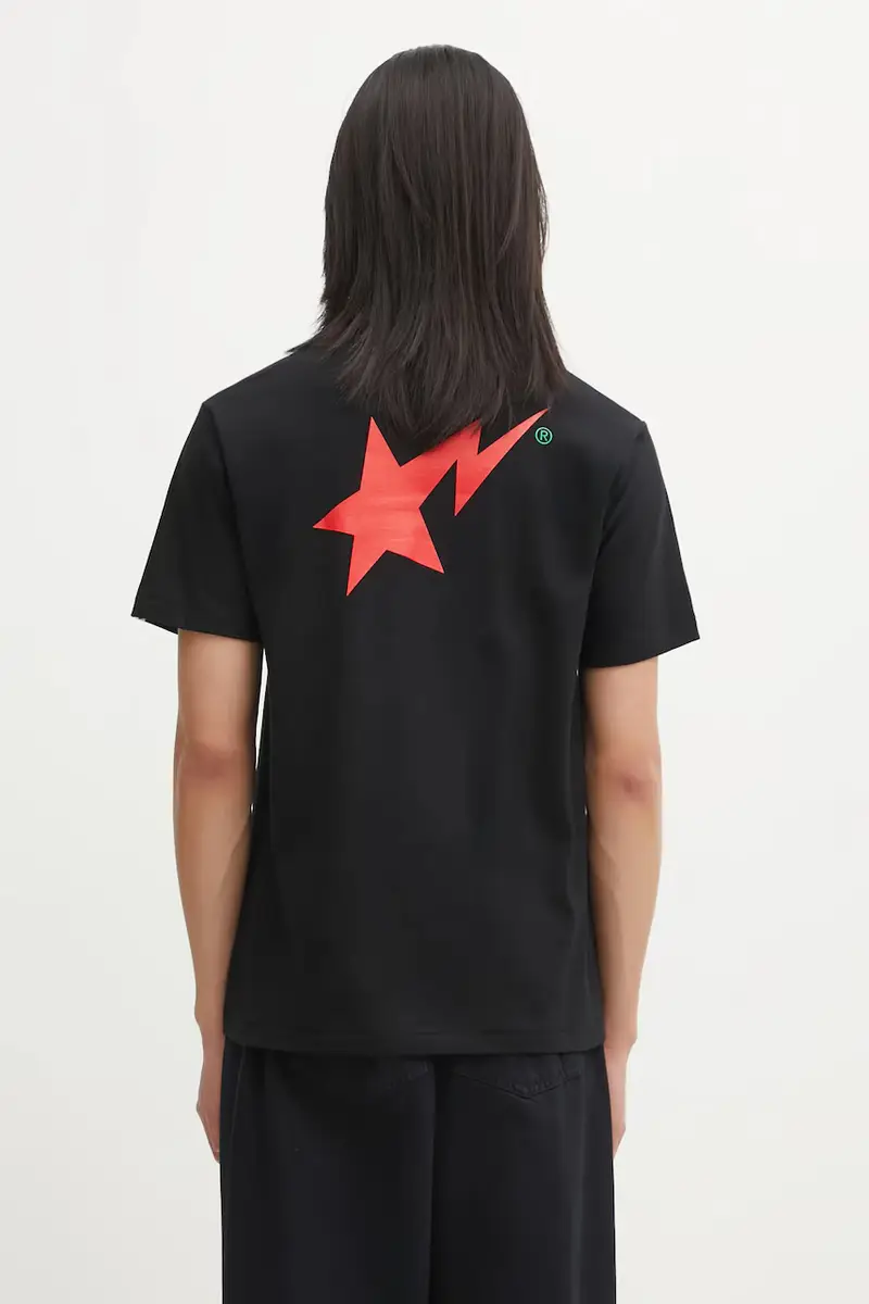 A Bathing Ape T-shirt Uomo Nero 3570511 miniatura 3