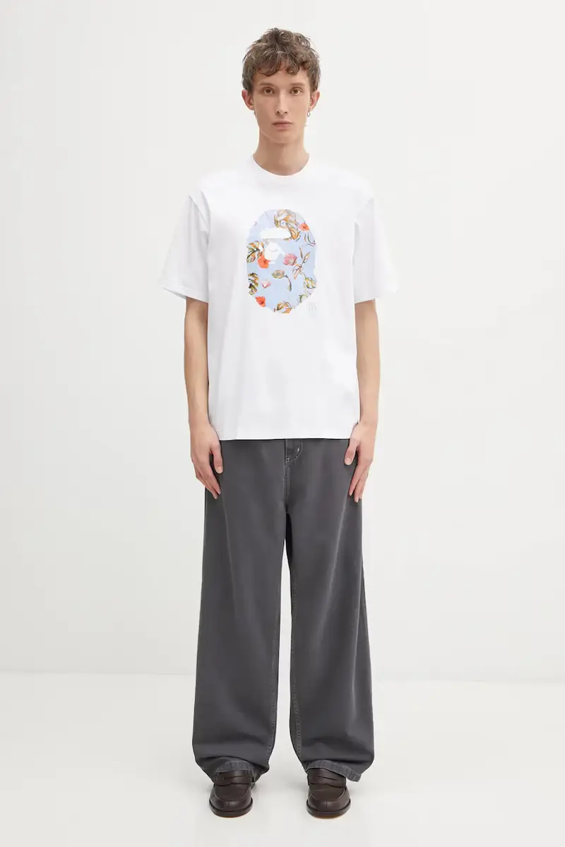 A Bathing Ape T-shirt Uomo Bianco 3798475 miniatura 5