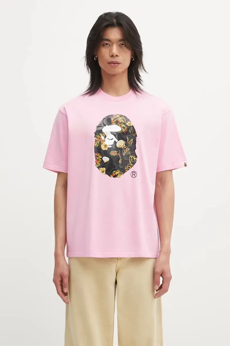 A Bathing Ape T-shirt Uomo Rosa 3798669