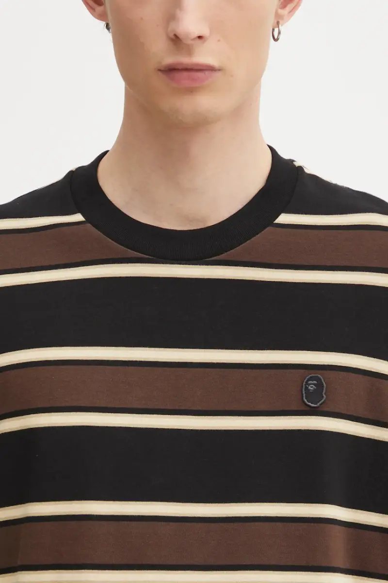 A Bathing Ape T-shirt Uomo Nero 3798630 miniatura 4