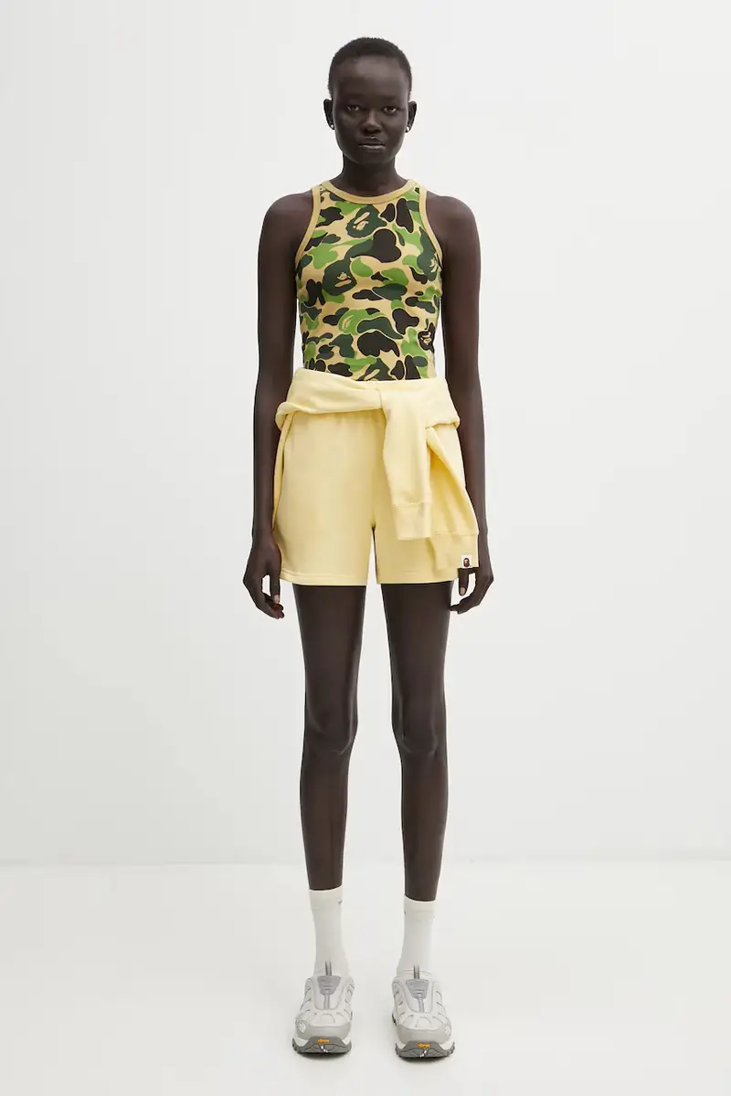 top in cotone ABC Camo Tank Top colore verde 1L30208001 miniatura 4