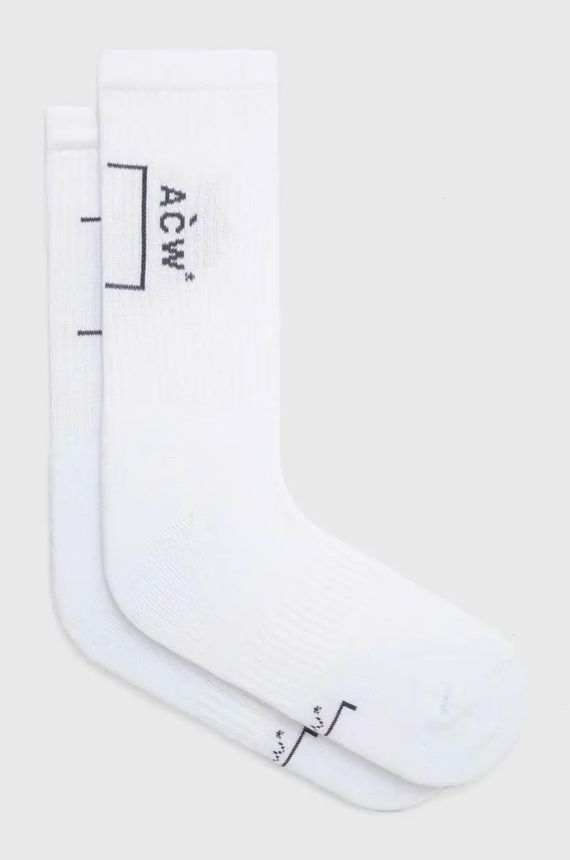 calzini BRACKET SOCK uomo ACWMSK034C Bianco