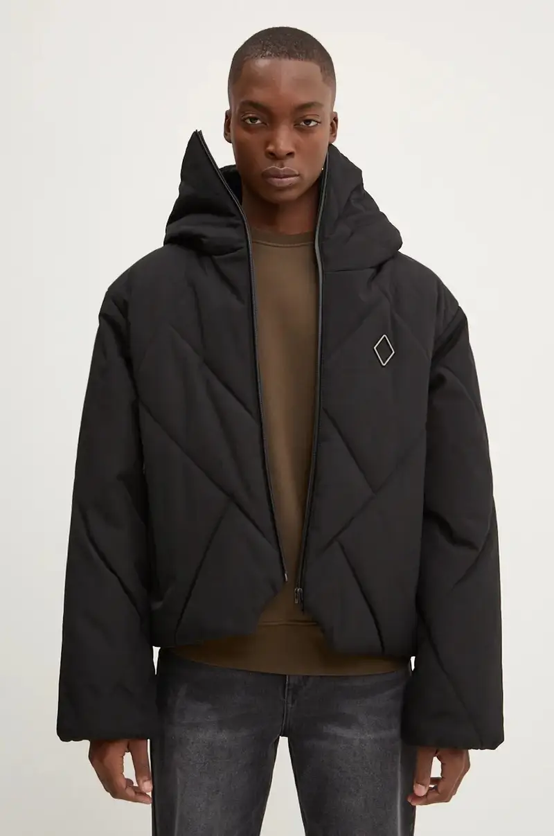 giacca Shiro Hooded Puffer Jacket uomo colore nero ACWMO261 miniatura 4