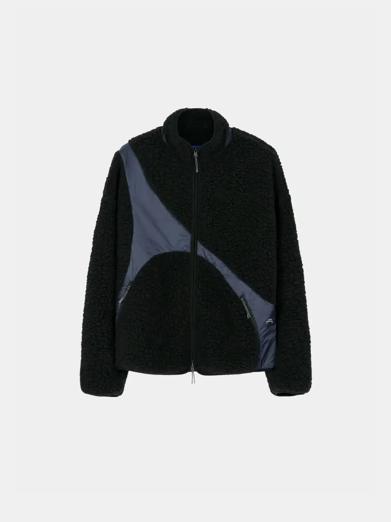 Giubbotto in ecomontone blu notte