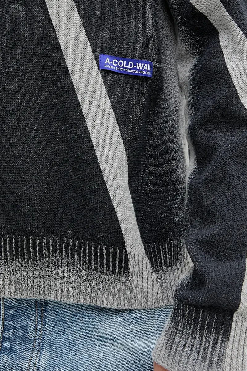 maglione in cotone uomo colore grigio ACWMK196 miniatura 5