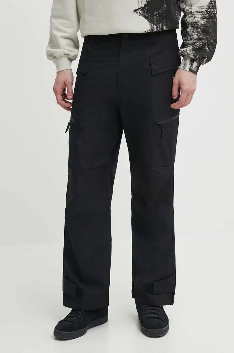 pantaloni in cotone Static Zip Pant colore nero ACWMB278C