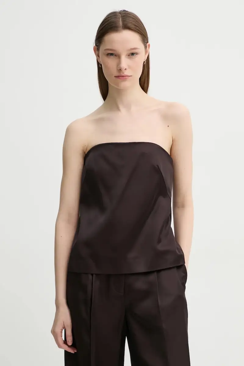 . camicetta donna colore marrone 5TOPS01769