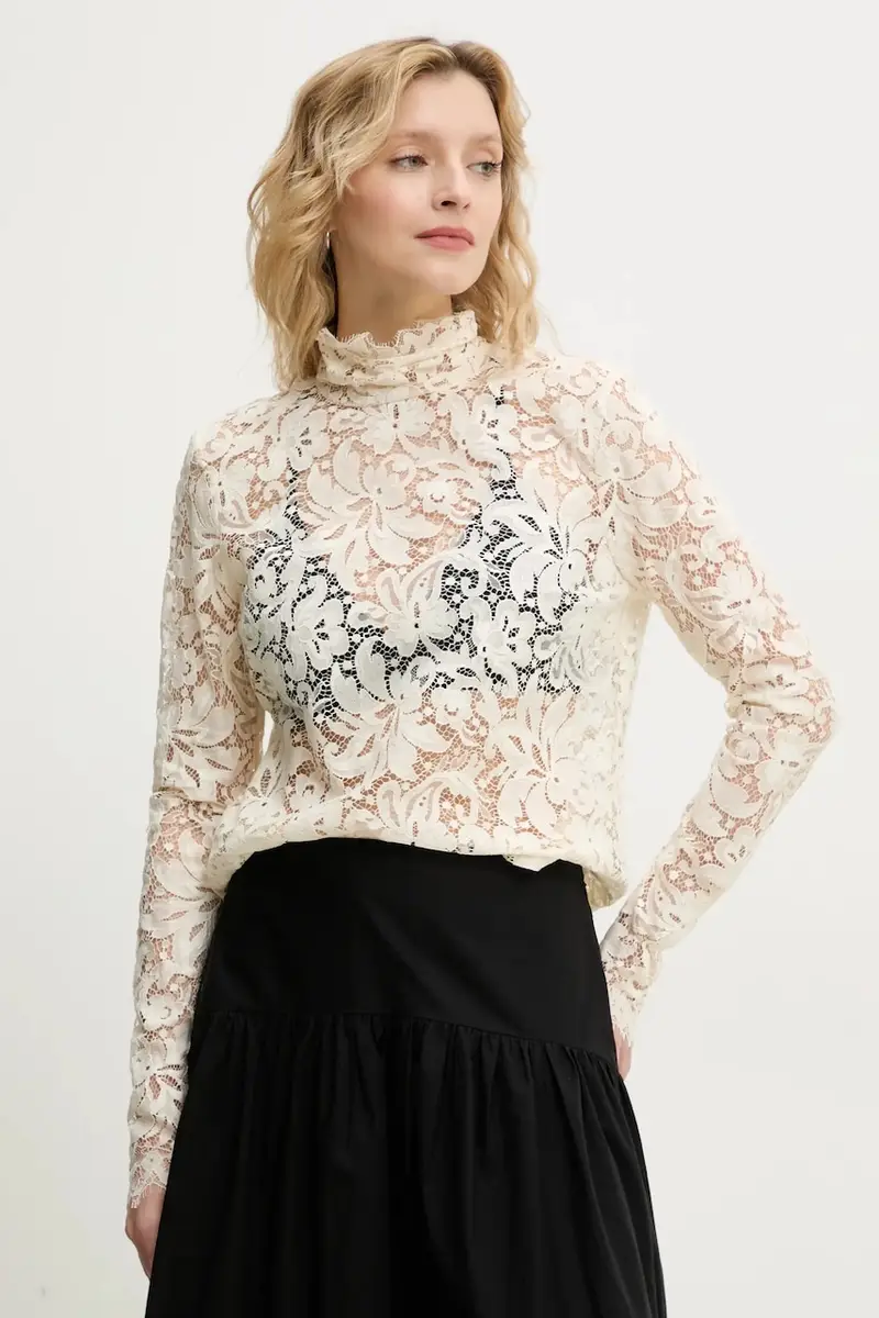 . camicetta Indy donna colore beige 5TOPS01793