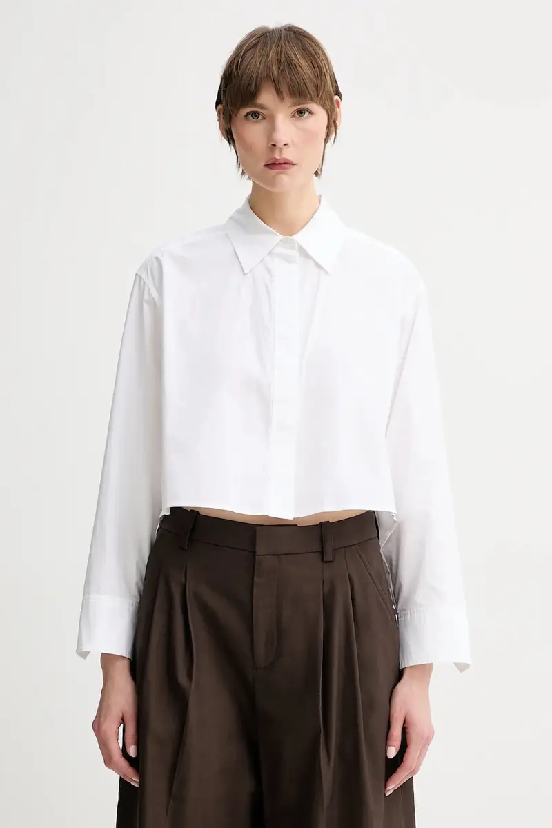 . camicia in cotone Maude colore bianco 5TOPS01848