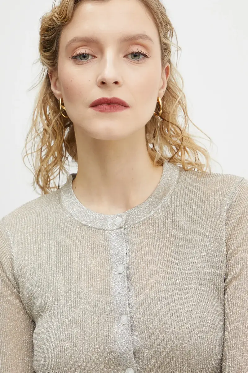 A.L.C Cardigan Donna Beige 3569565 miniatura 4