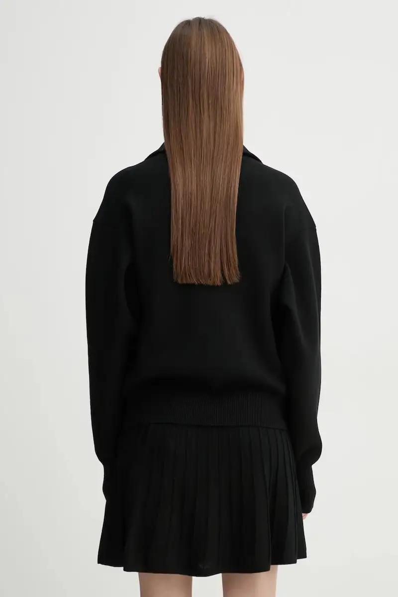 A.L.C Cardigan Donna Nero 3627008 miniatura 3