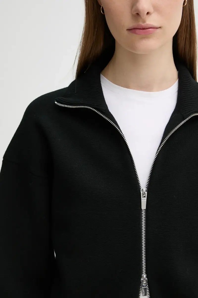 A.L.C Cardigan Donna Nero 3627008 miniatura 5