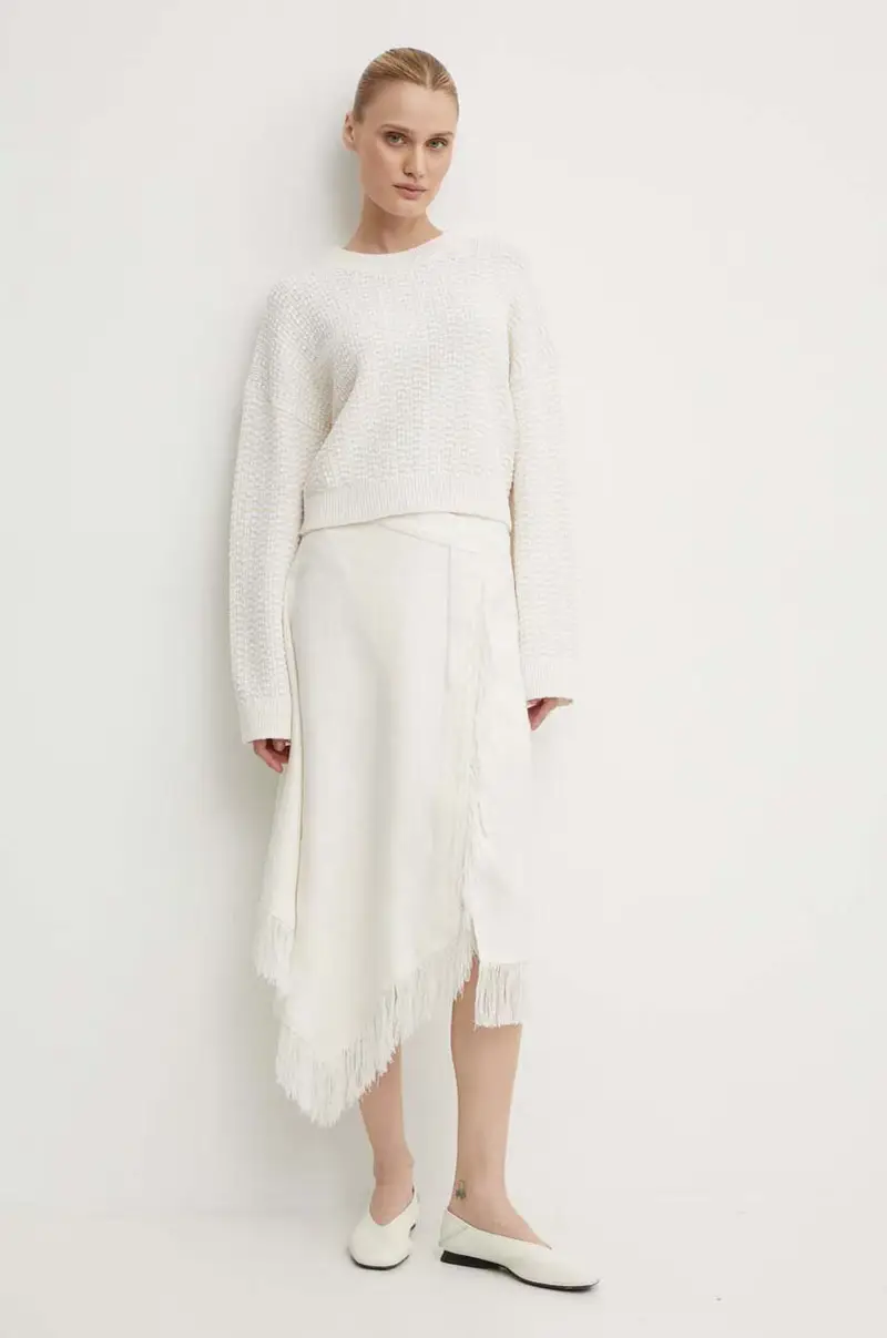 maglione Reese colore beige 7SWPO00997 miniatura 2