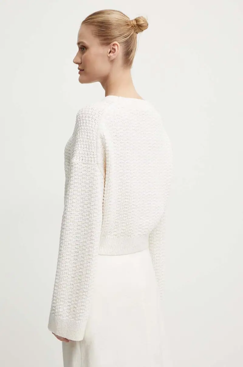 maglione Reese colore beige 7SWPO00997 miniatura 3