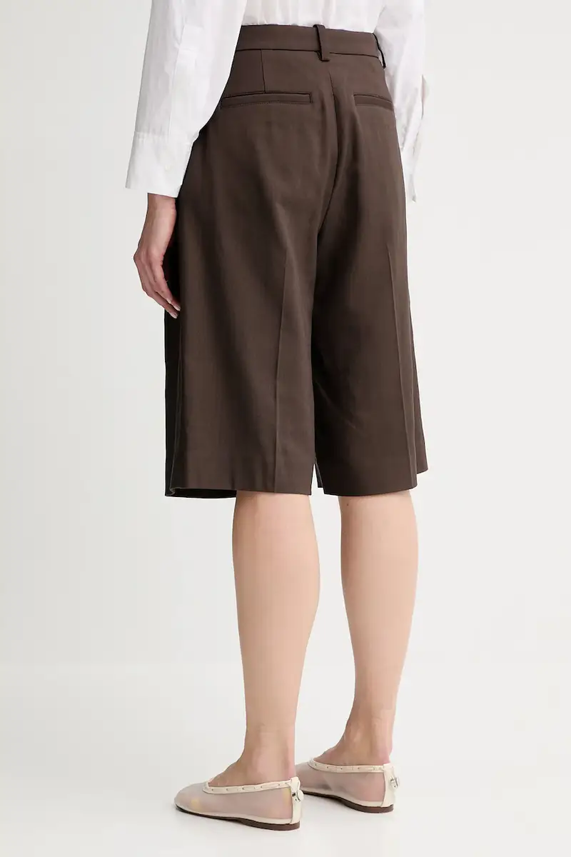 pantaloncini Charlie donna colore marrone 2PANT01171 miniatura 3