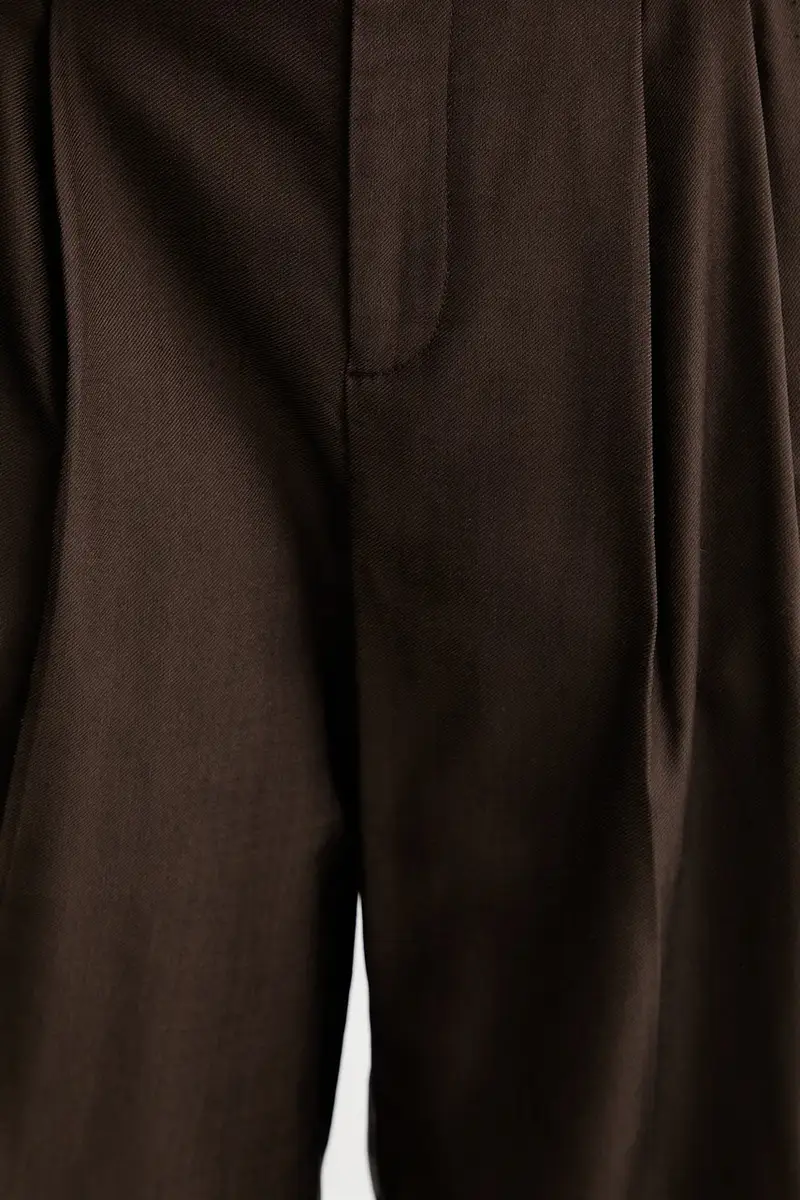 pantaloncini Charlie donna colore marrone 2PANT01171 miniatura 4