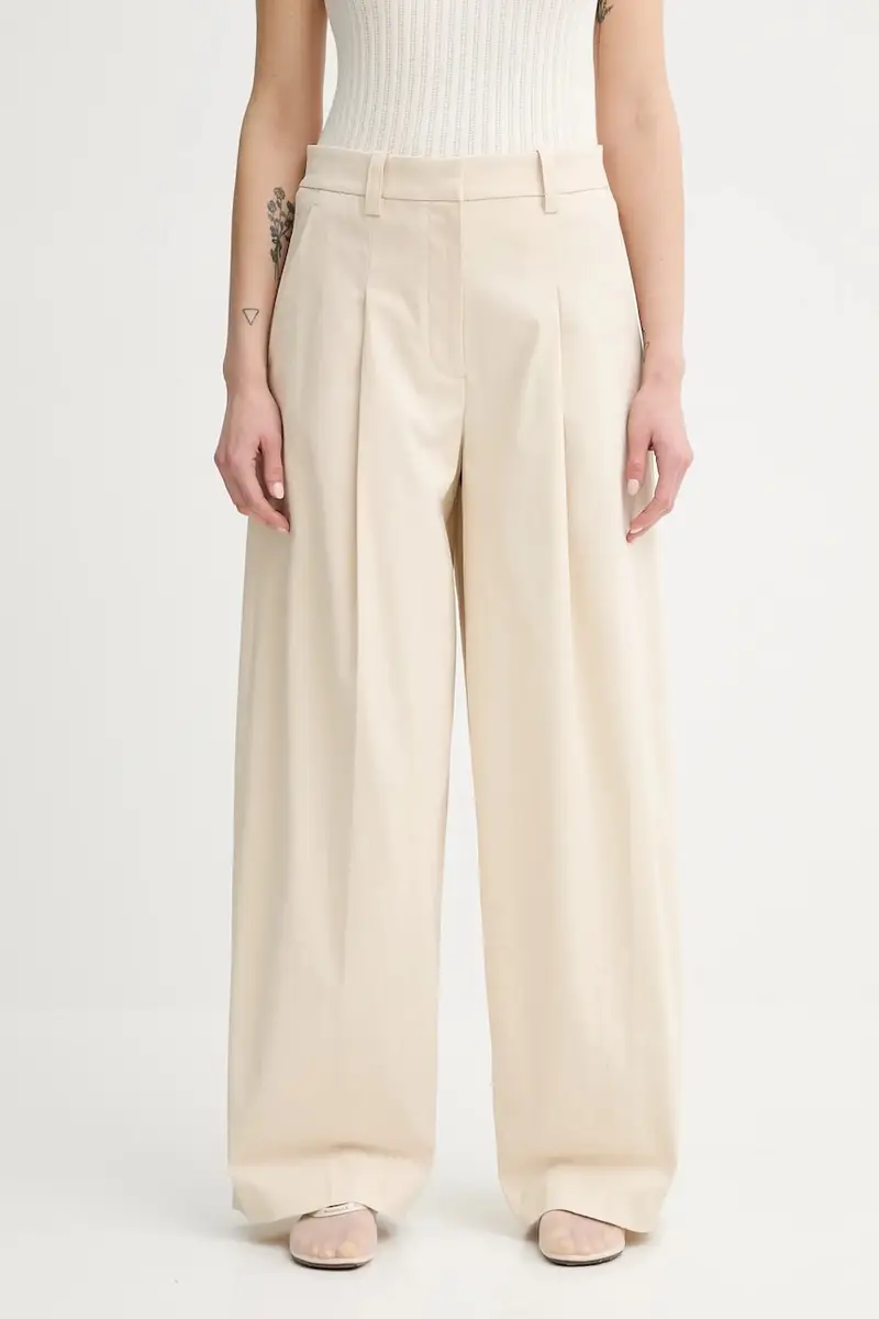 . pantaloni Ryder donna colore beige 2PANT01145