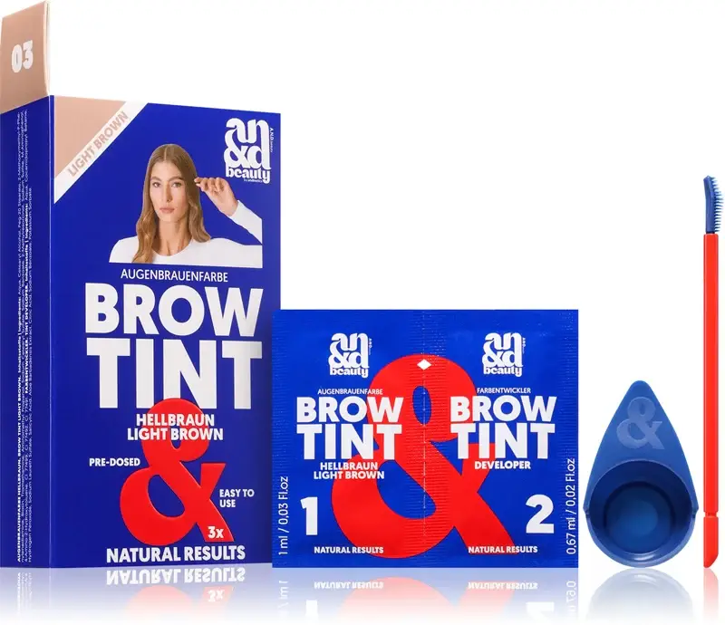 Brow Tinta Per Sopracciglia Colore Light Brown 3× 1,67 Ml