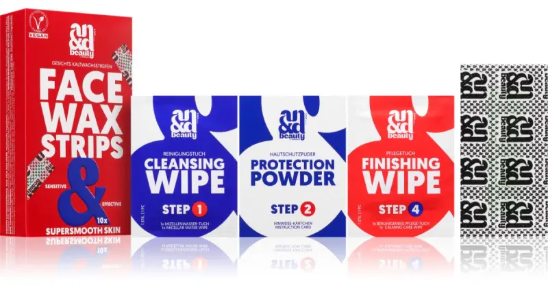 Wax Strisce Depilatorie Con Cera Per Il Viso 10× 2 Pz