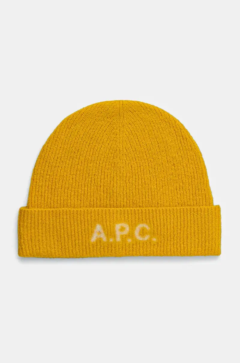 berretto in lana bonnet harry Giallo