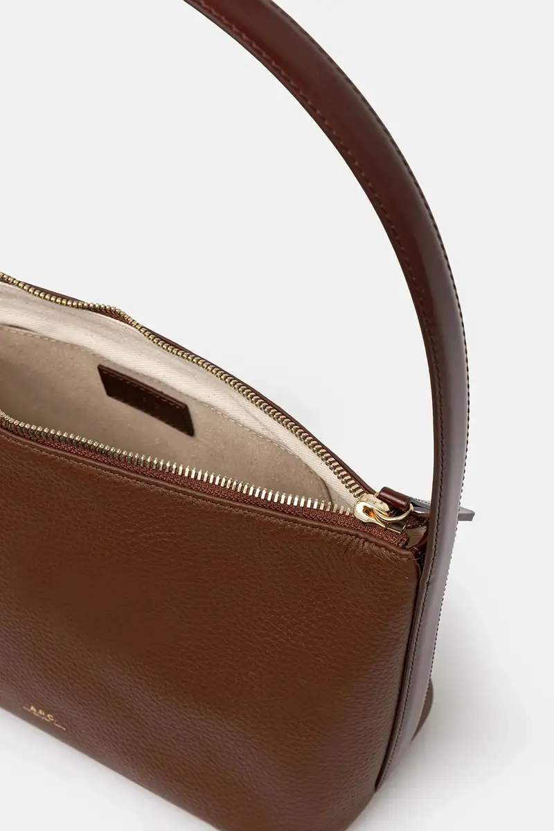 A.P.C. Borsa a mano Marrone 3618411 miniatura 5