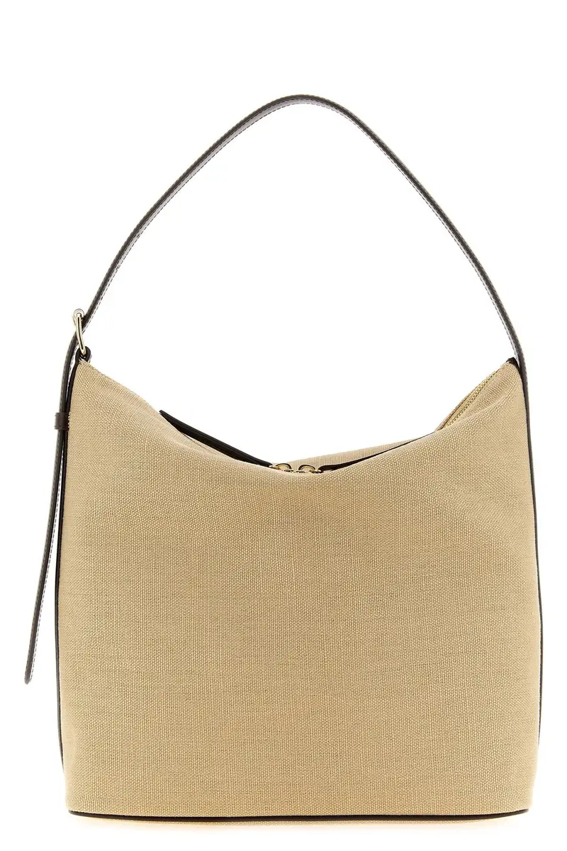 Borsa A Spalla Vera Beige