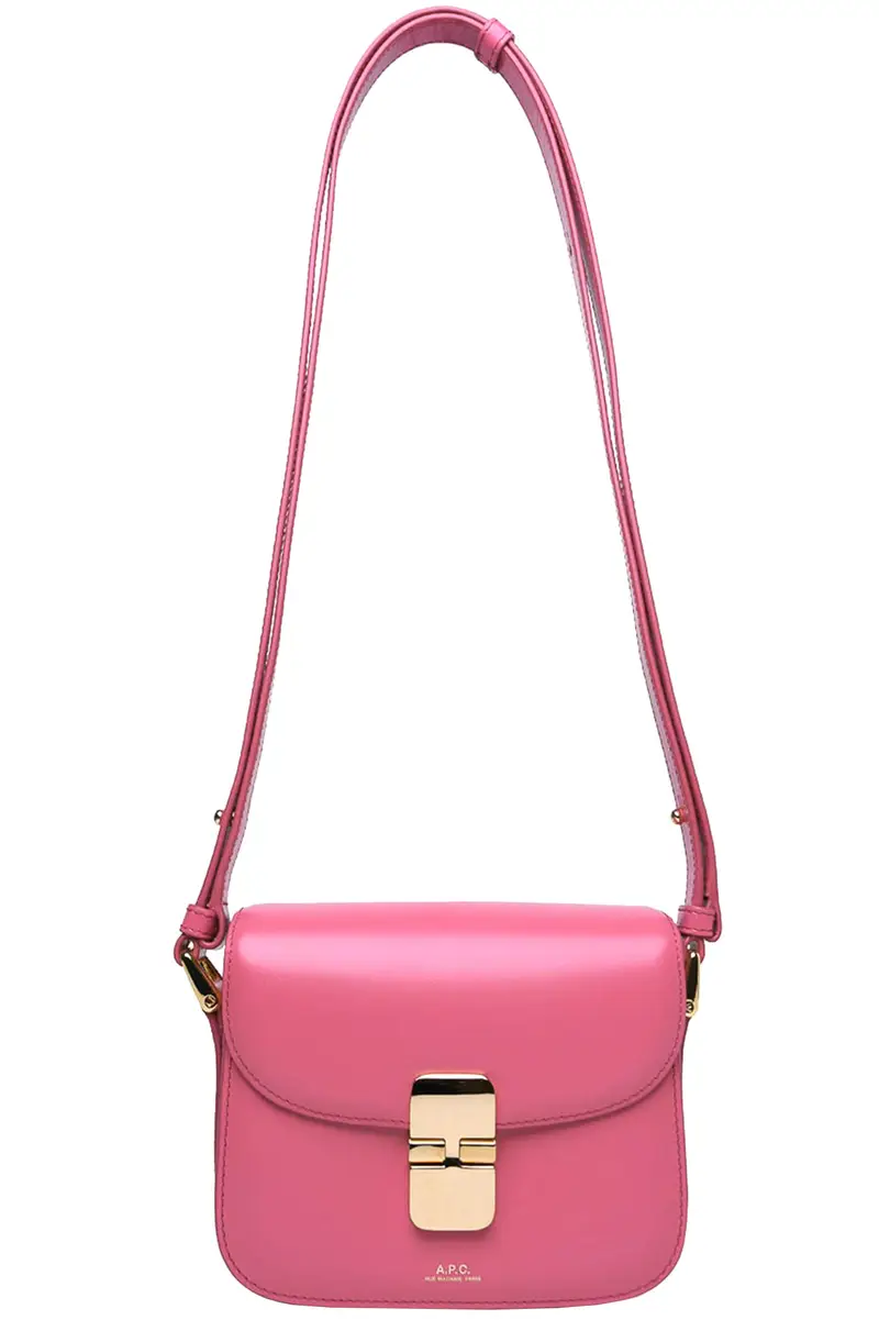 Borsa Grace Mini in pelle Fucsia
