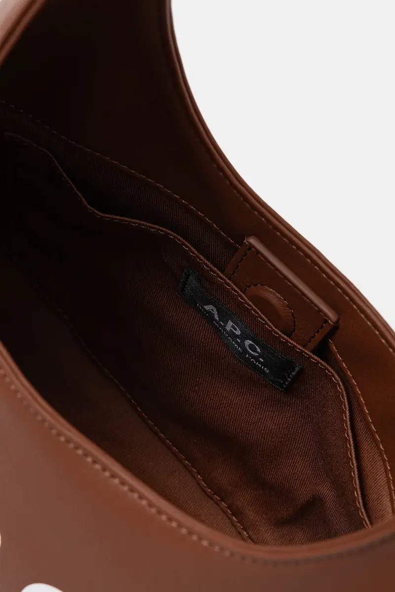 borsetta baby ninon shoulder colore marrone PUAAT.F67027 miniatura 5